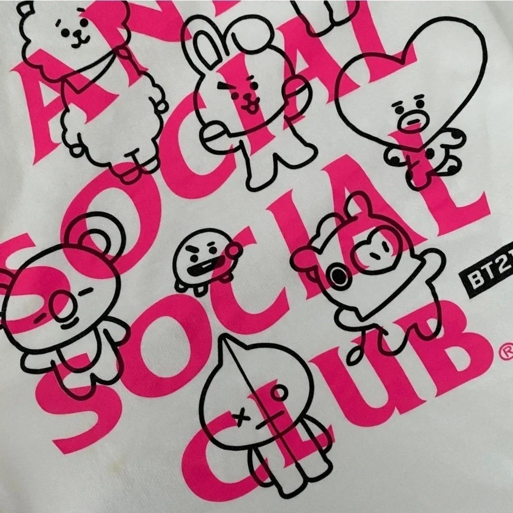 Anti Social Social Club x BT21 Print Hoodie